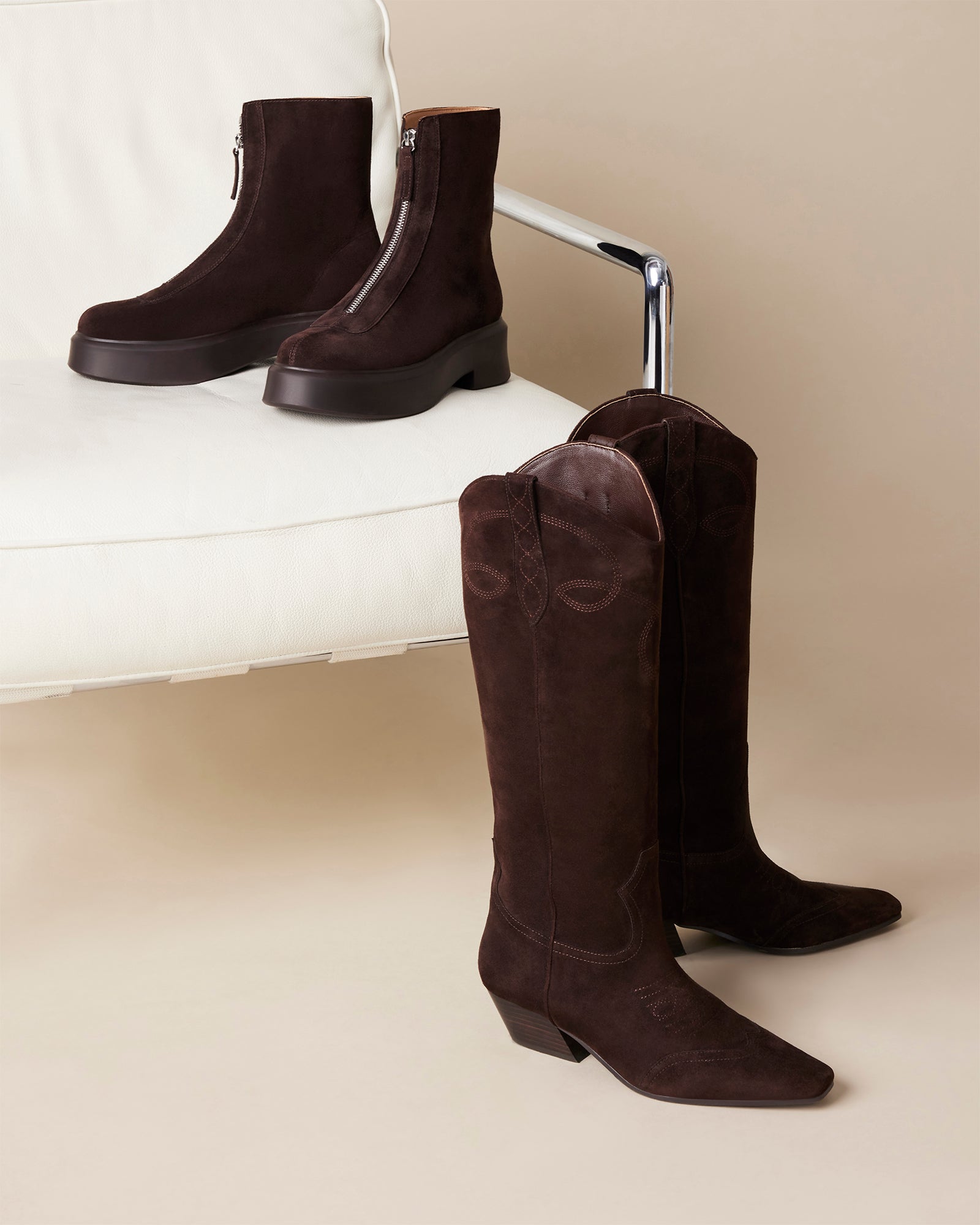 DOLLIE BROWN SUEDE - SM REBOOTED