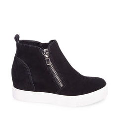 WEDGIE BLACK SUEDE - SM REBOOTED
