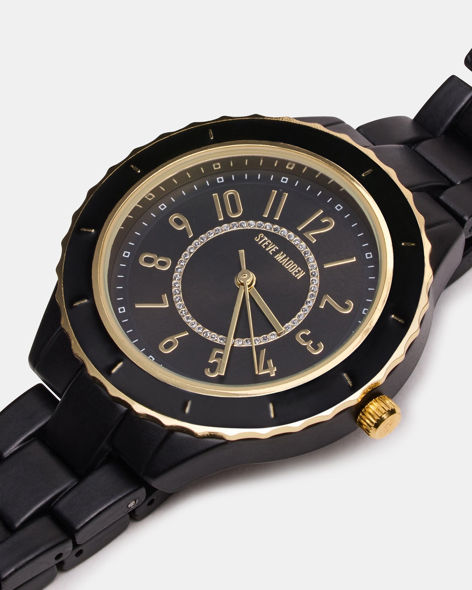 WOMEN'S STAINLESS STEEL WATCH BLACK