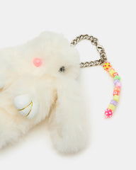 BUNNY BAG CHARM WHITE
