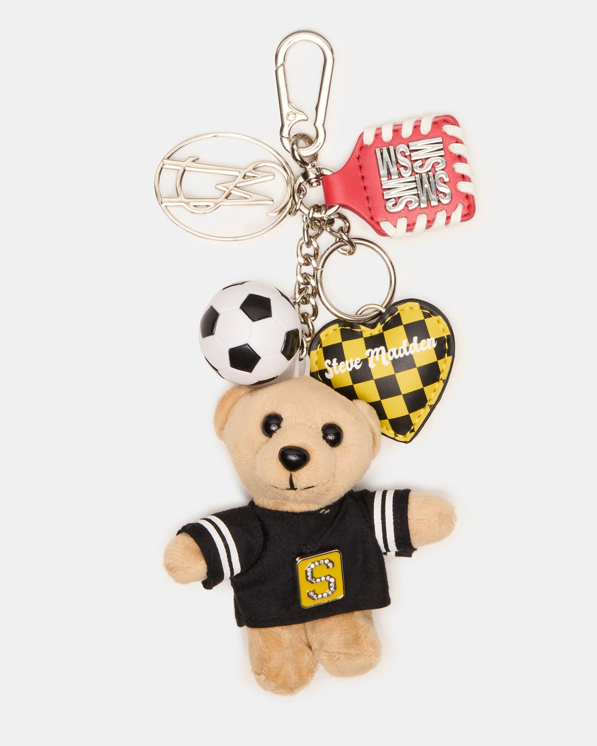 GOAL BAG CHARM BLACK/YELLOW