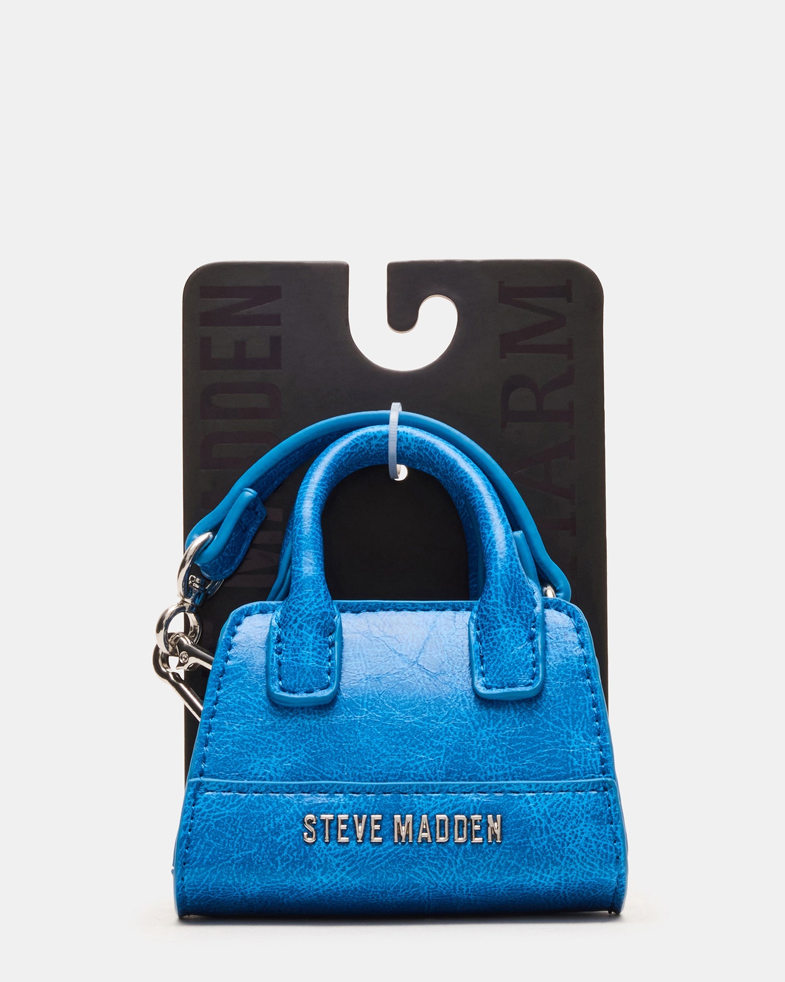 MICRO TOTE BAG CHARM BLUE