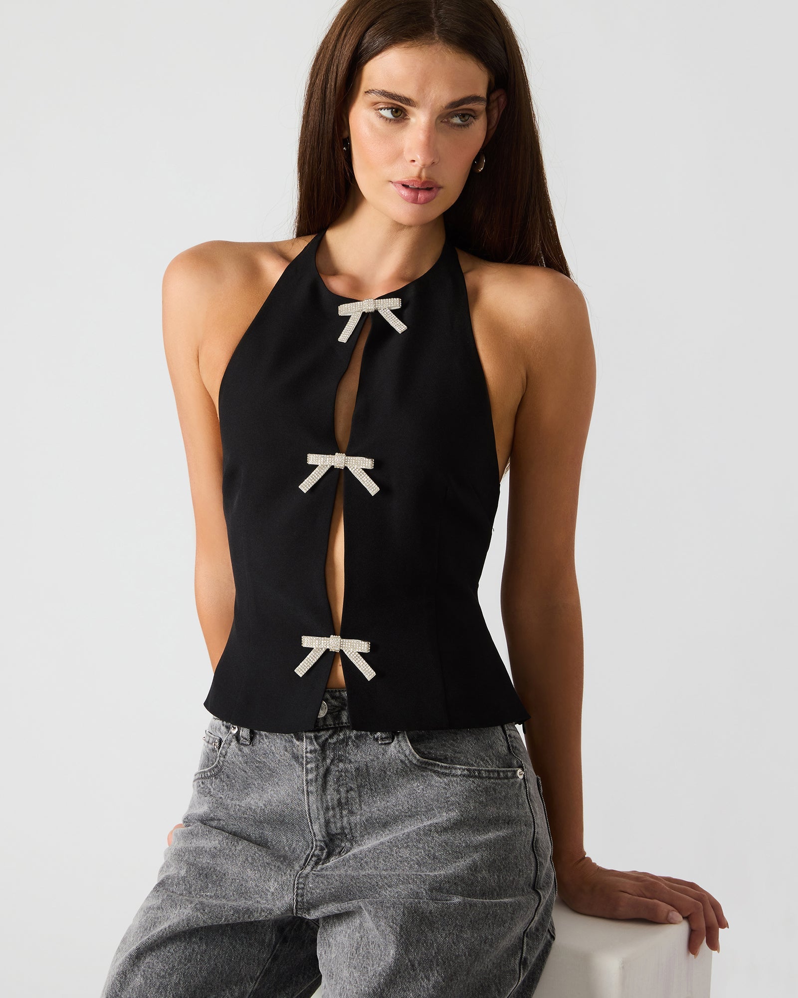JUVIA TOP BLACK