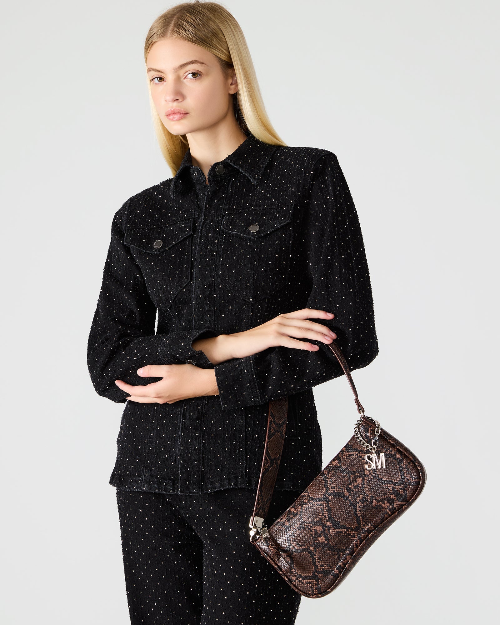 ANGEL BAG BROWN SNAKE
