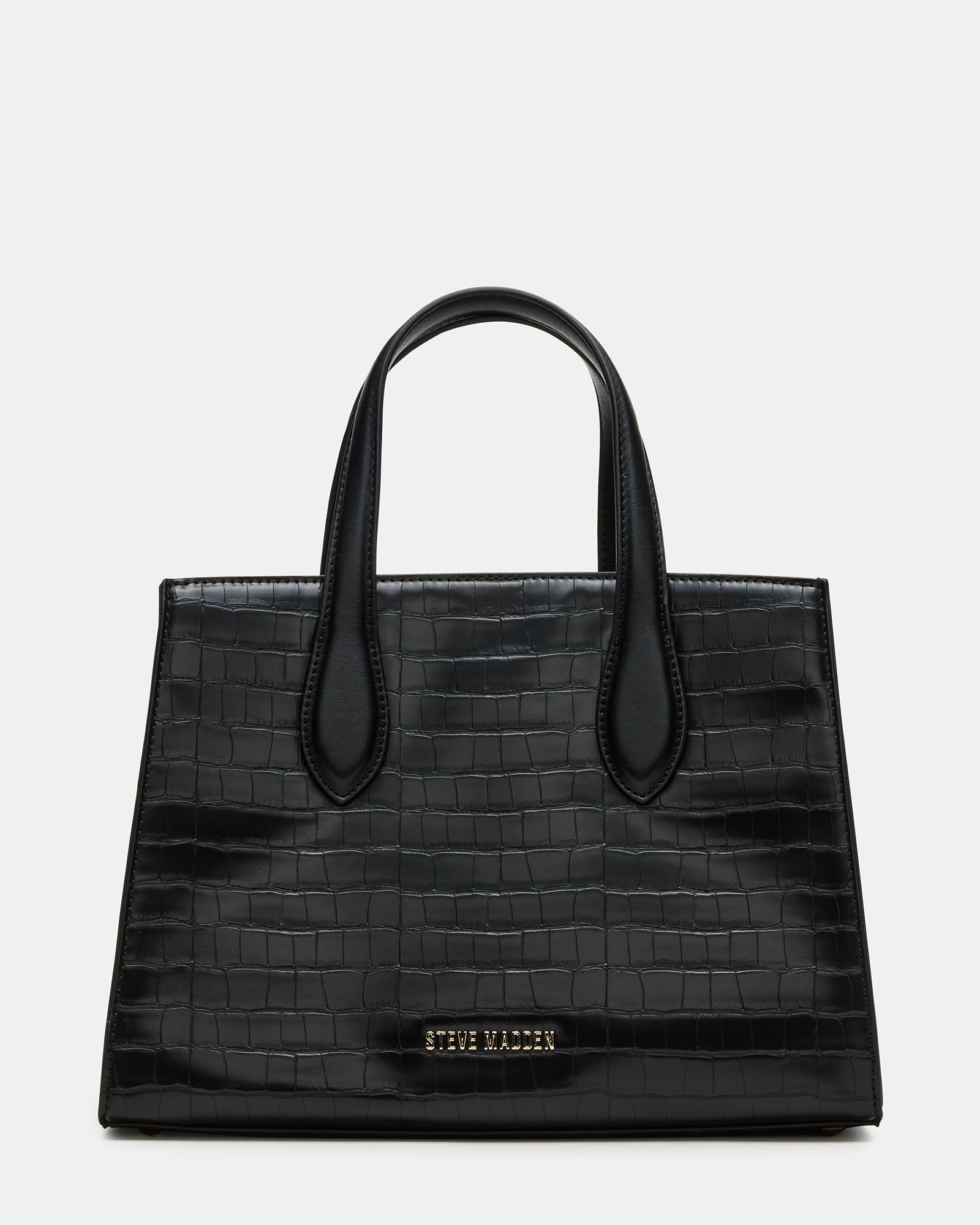 CALLEB BAG BLACK CROCODILE