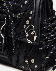DIEGO BAG BLACK/SILVER PIERCING