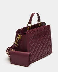 EVELYN BAG BLOODSTONE QUILTED