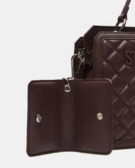 EVELYN BAG CHOCOLATE QUILTED