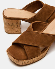 MARSDEN CHESTNUT SUEDE