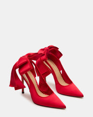 TEACUP RED SATIN